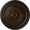 Ekena Millwork Pearl Ceiling Medallion (Fits Canopies up to 1 7/8"), Hand-Painted Bronze, 26 1/4"OD x 1 1/2"P CM26PEBZS - alternate 1